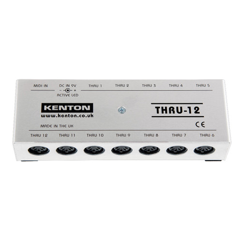 Kenton THRU-12 - 1 MIDI In to 12 MIDI Thru